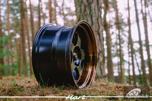 Ratlankis HART HR99 R18X10J 5X114.3 ET25 CB:73.1 Black Half Matt and Cooper lip