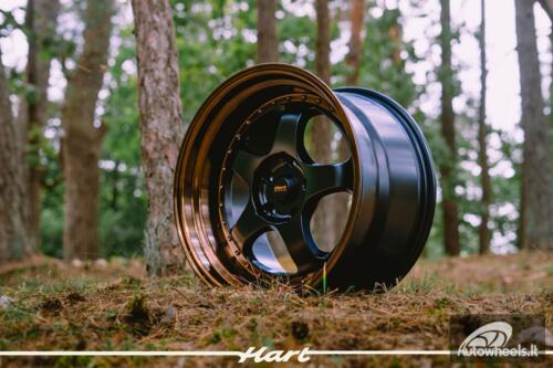 Ratlankis HART HR99 R18X10J 5X114.3 ET25 CB:73.1 Black Half Matt and Cooper lip