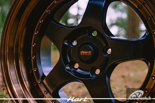 Ratlankis HART HR99 R18X10J 5X114.3 ET25 CB:73.1 Black Half Matt and Cooper lip