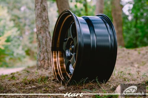 Ratlankis HART HR99 R18X9J 5X120 ET22 CB:72.6 Black Half Matt and Cooper lip