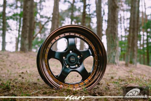 Ratlankis HART HR99 R18X9J 5X120 ET22 CB:72.6 Black Half Matt and Cooper lip