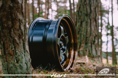 Ratlankis HART HR99 R18X9J 5X120 ET22 CB:72.6 Black Half Matt and Cooper lip