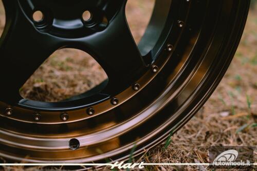 Ratlankis HART HR99 R18X9J 5X120 ET22 CB:72.6 Black Half Matt and Cooper lip