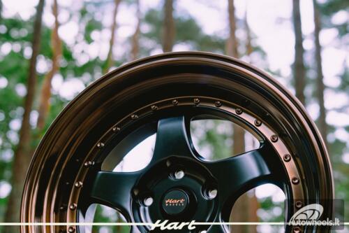 Ratlankis HART HR99 R18X9J 5X120 ET22 CB:72.6 Black Half Matt and Cooper lip