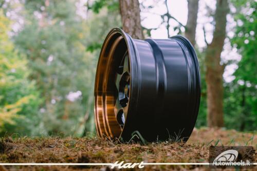 Ratlankis HART HR99 R18X10J 5X120 ET22 CB:72.6 Black Half Matt and Cooper lip