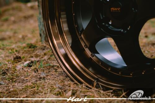 Ratlankis HART HR99 R18X10J 5X120 ET22 CB:72.6 Black Half Matt and Cooper lip