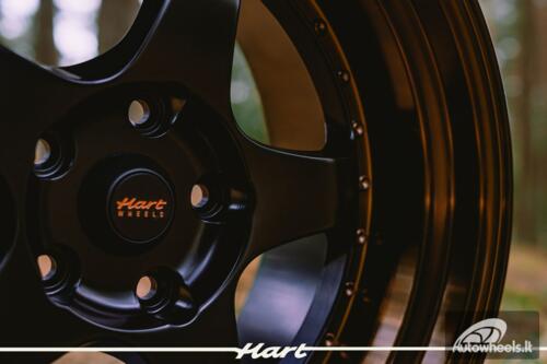 Ratlankis HART HR99 R18X10J 5X120 ET22 CB:72.6 Black Half Matt and Cooper lip