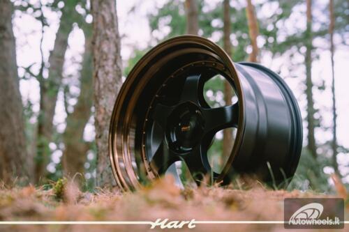 Ratlankis HART HR99 R18X10J 5X120 ET22 CB:72.6 Black Half Matt and Cooper lip