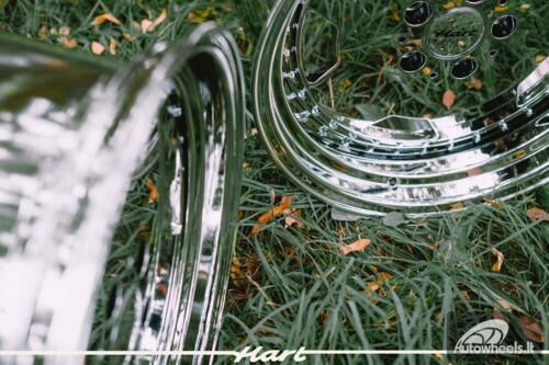 Ratlankis HART HR90 R17X8J 5X112 ET25 CB:66.6 Vacuum Chrome