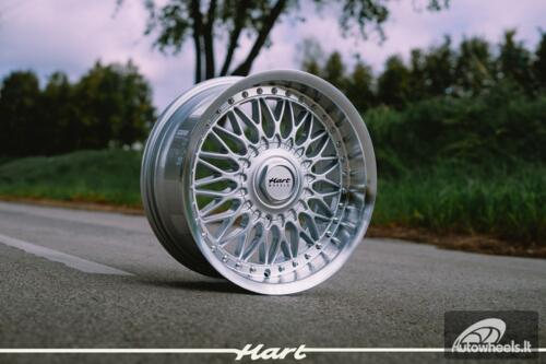 Ratlankis HART HR86 R17X8J 5X120 / 5X112 ET20 CB:72.6 Silver face and Diamond cut lip