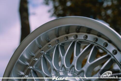 Ratlankis HART HR86 R17X8J 5X120 / 5X112 ET20 CB:72.6 Silver face and Diamond cut lip