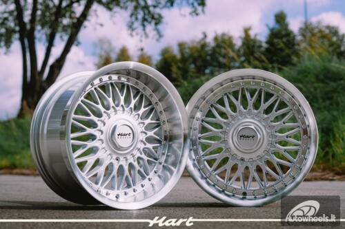 Ratlankis HART HR86 R17X8J 5X120 / 5X112 ET20 CB:72.6 Silver face and Diamond cut lip