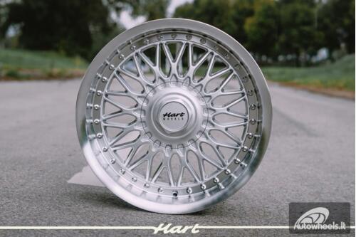 Ratlankis HART HR86 R17X8J 5X120 / 5X112 ET20 CB:72.6 Silver face and Diamond cut lip