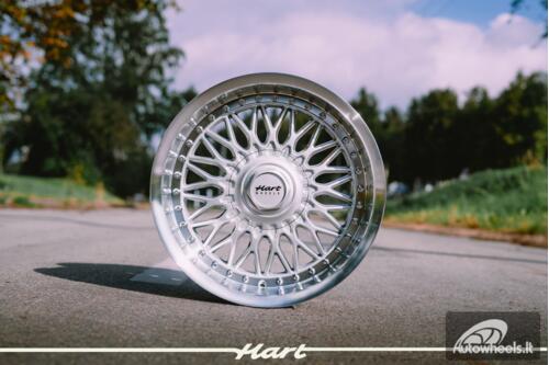Ratlankis HART HR86 R17X9J 5X120 / 5X112 ET22 CB:72.6mm Silver face and Diamond cut lip