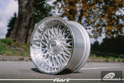 Ratlankis HART HR86 R17X9J 5X120 / 5X112 ET22 CB:72.6mm Silver face and Diamond cut lip