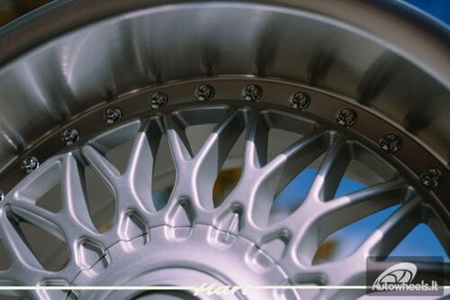 Ratlankis HART HR86 R17X9J 5X120 / 5X112 ET22 CB:72.6mm Silver face and Diamond cut lip