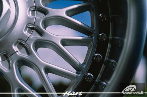 Ratlankis HART HR86 R17X9J 5X120 / 5X112 ET22 CB:72.6mm Silver face and Diamond cut lip