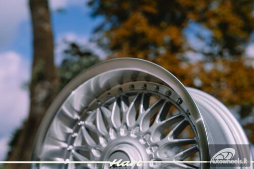 Ratlankis HART HR86 R17X9J 5X120 / 5X112 ET22 CB:72.6mm Silver face and Diamond cut lip