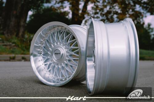 Ratlankis HART HR86 R17X9J 5X120 / 5X112 ET22 CB:72.6mm Silver face and Diamond cut lip