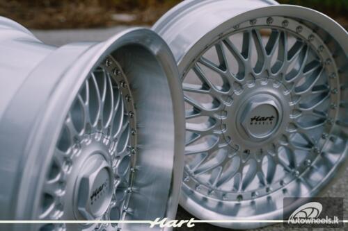 Ratlankis HART HR86 R17X9J 5X120 / 5X112 ET22 CB:72.6mm Silver face and Diamond cut lip