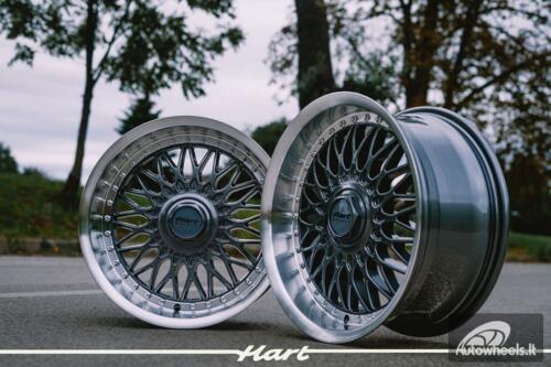 Ratlankis HART HR86 R17X8J 5X120 / 5X112 ET20 CB:72.6mm Grey face and Diamond cut lip