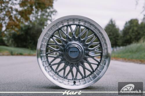 Ratlankis HART HR86 R17X8J 5X120 / 5X112 ET20 CB:72.6mm Grey face and Diamond cut lip