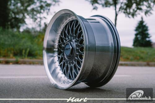 Ratlankis HART HR86 R17X9J  5X120 / 5X112 ET22 CB:72.6 Grey face and Diamond cut lip