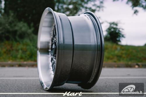 Ratlankis HART HR86 R17X9J  5X120 / 5X112 ET22 CB:72.6 Grey face and Diamond cut lip