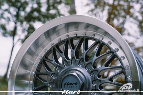 Ratlankis HART HR86 R17X9J  5X120 / 5X112 ET22 CB:72.6 Grey face and Diamond cut lip