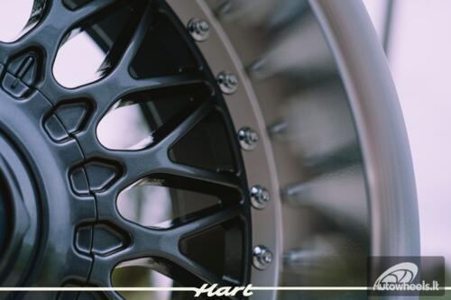 Ratlankis HART HR86 R17X9J  5X120 / 5X112 ET22 CB:72.6 Grey face and Diamond cut lip