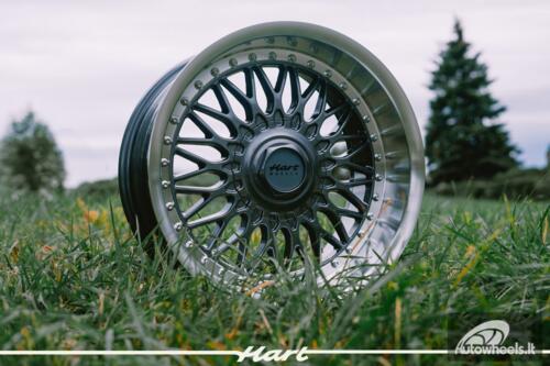 Ratlankis HART HR86 R17X9J  5X120 / 5X112 ET22 CB:72.6 Grey face and Diamond cut lip