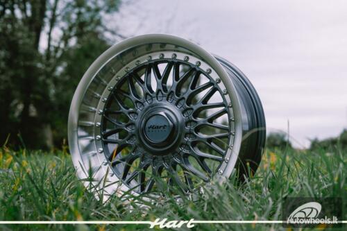 Ratlankis HART HR86 R17X9J  5X120 / 5X112 ET22 CB:72.6 Grey face and Diamond cut lip