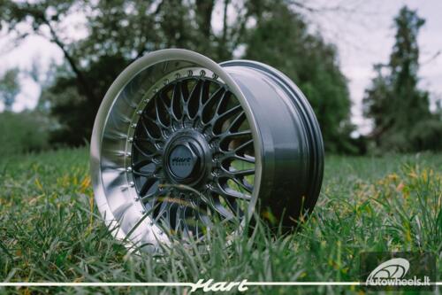Ratlankis HART HR86 R17X9J  5X120 / 5X112 ET22 CB:72.6 Grey face and Diamond cut lip