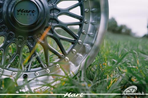 Ratlankis HART HR86 R17X9J  5X120 / 5X112 ET22 CB:72.6 Grey face and Diamond cut lip