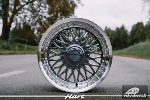 Ratlankis HART HR86 R17X9J  5X120 / 5X112 ET22 CB:72.6 Grey face and Diamond cut lip