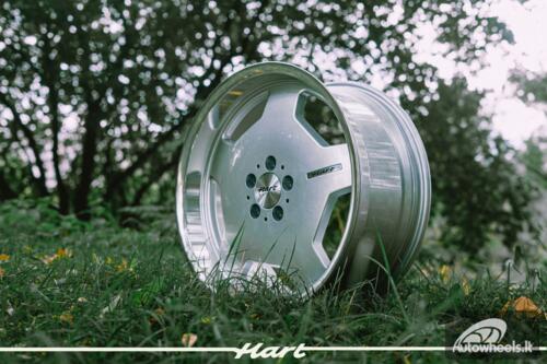 Ratlankis HART HR85 R19X8.5J 5X112 ET35 CB:66.6 Silver face and Diamond cut lip