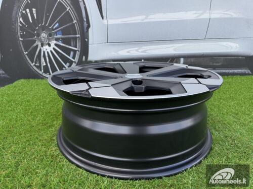 Ratlankis R17x6.5  5X114.3  ET  32  66.1  Y1274  Black Partial Polished Half Matt (BPHM)  For DACIA  (Z7)  (NEW Model)