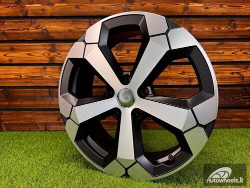Ratlankis R17x6.5  5X114.3  ET  45  66.1  Y1274  Black Polished Half Matt (MBHM)  For DACIA  (R+P+P2)  ()