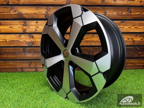 Ratlankis R17x6.5  5X114.3  ET  45  66.1  Y1274  Black Polished Half Matt (MBHM)  For DACIA  (R+P+P2)  ()