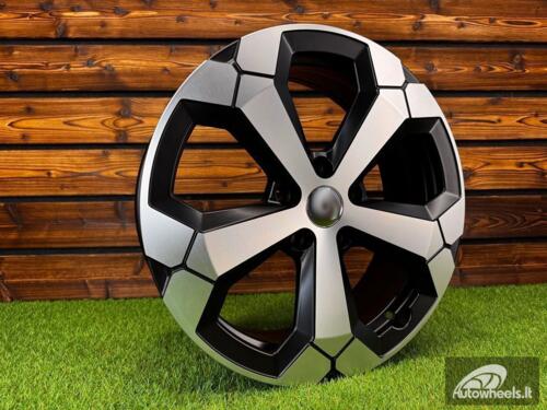 Ratlankis R17x6.5  5X114.3  ET  45  66.1  Y1274  Black Polished Half Matt (MBHM)  For DACIA  (R+P+P2)  ()