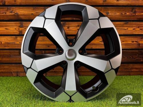 Ratlankis R17x6.5  5X114.3  ET  45  66.1  Y1274  Black Polished Half Matt (MBHM)  For DACIA  (R+P+P2)  ()