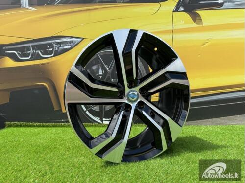 Ratlankis R21x9  5X108  ET  38.5  63.3  B0143  (FBX517)  Black Polished (MB)  For VOLVO  (P1+A)  (HYBRID FORGED)