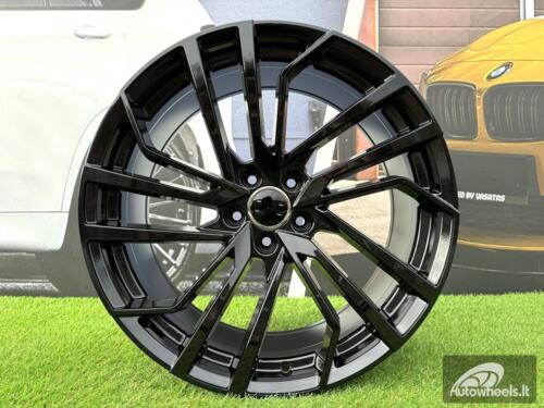 Ratlankis R19x8.5  5X112  ET  42  66.5  B1618  (FL-1618)  Gloss Black (GB)  For AUD  (P1)  (HYBRID FORGED)