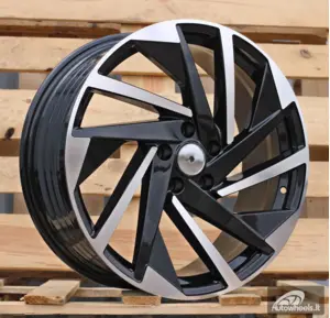 Ratlankis R19x8  5X112  ET  40  57.1  FBX170  Black Polished (MB)  For VW  (P1)  (HYBRID FORGED)