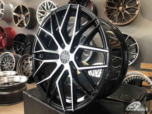 Ratlankis R17x7.5  5X108  ET  40  67.1  HX035  (FBX005)  Black Polished (MB)  For HAXER  (P1)  (HYBRID FORGED)