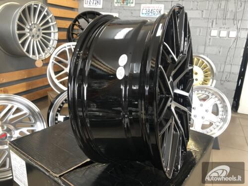 Ratlankis R17x7.5  5X108  ET  40  67.1  HX035  (FBX005)  Black Polished (MB)  For HAXER  (P1)  (HYBRID FORGED)