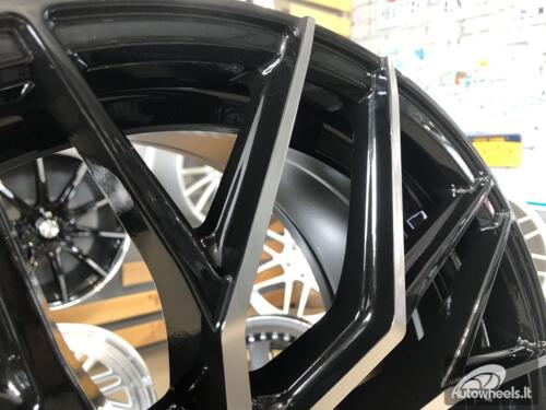 Ratlankis R17x7.5  5X108  ET  40  67.1  HX035  (FBX005)  Black Polished (MB)  For HAXER  (P1)  (HYBRID FORGED)