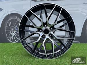 Ratlankis R17x7.5  5X112  ET  40  66.5  HX035  (FBX005)  Black Polished (MB)  For HAXER  (Z5)  (HYBRID FORGED)