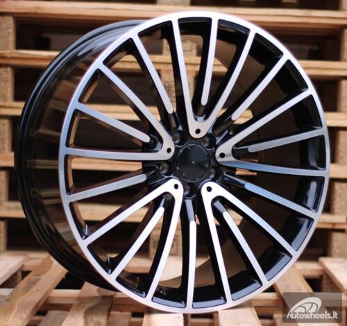 Ratlankis R18x8  5X112  ET  42  66.6  MR532  (FL-0235)  Black Polished (MB)  For MER  (P1)  (HYBRID FORGED)