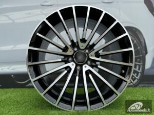 Ratlankis R18x8  5X112  ET  42  66.6  MR532  (FL-0235)  Black Polished (MB)  For MER  (P1)  (HYBRID FORGED)